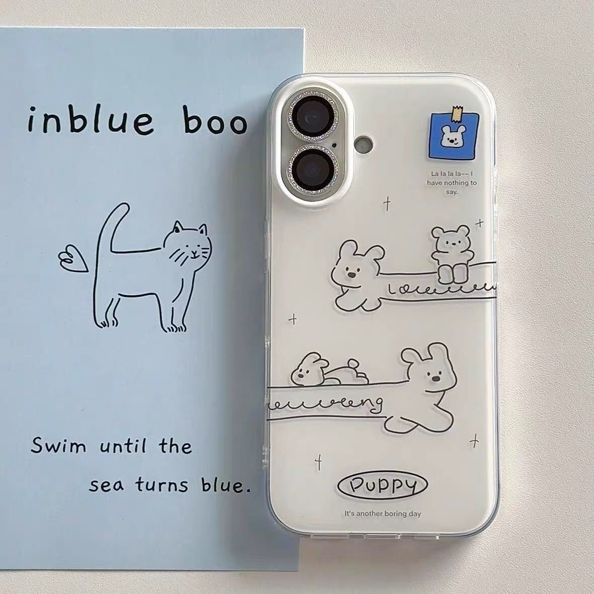 线条腊肠小狗适用荣耀GT畅玩60Plus手机壳400300200100908070白底Play9T魔术Magic8Pro少女生x70ix30x40x50i+