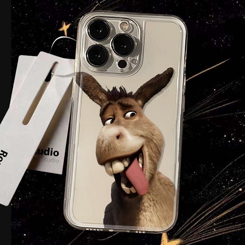 趣味抽象毛驴适用一加ACE6/5至尊版手机壳ACE5竞速版透明OnePlus15/13T/12/11一加ACE3V/2Pro学生一加8/9RT