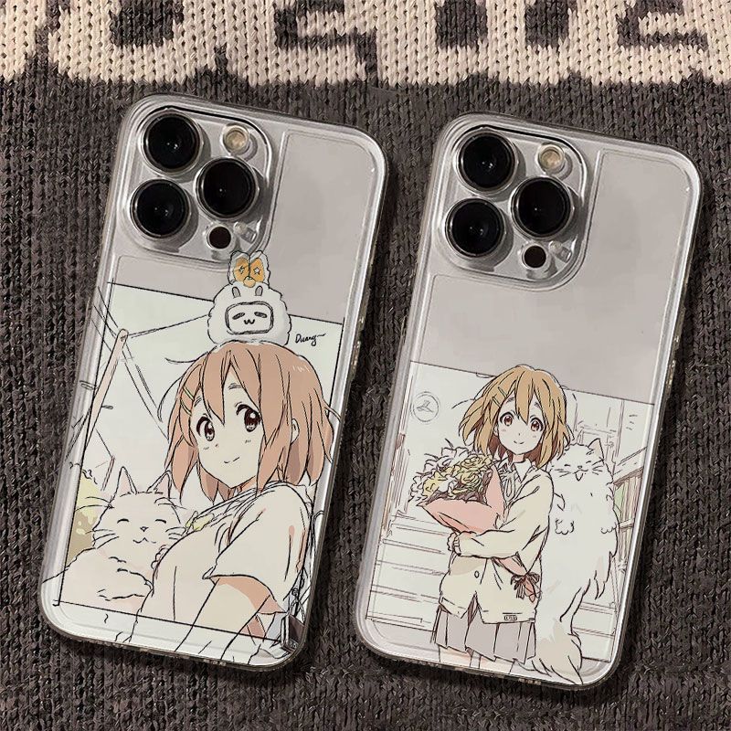 轻音少女小唯适用OPPOReno151413手机壳透明R15K11K12X软FindX9Pro/X8S+x7Ultra学生A3A5活力版a58a93a96a97