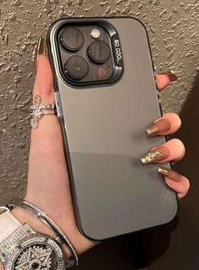 ins风极简高级感适用华为nova14131211Ultra109手机壳畅享70X活力版彩银磨砂Mate70pro+男女Pura70p60p50p40