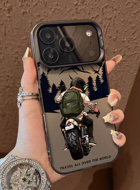 摩旅追风者适用真我GTNeo7Turbo手机壳GTNeo5/Neo6SE彩银磨砂Realme151413Pro+高级感学生V70V60V50V25V13