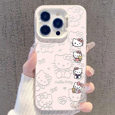 镂空可爱猫咪适用vivoY600Pro手机壳Y500s彩银磨砂Y300Ty200y100i长续航版y93sy78+y76sy70sy53sy37Cy36my35+