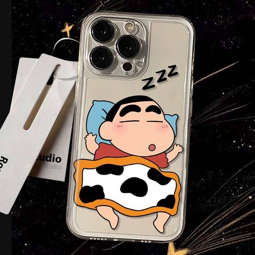 睡觉蜡笔小新适用真我GTNeo3/Neo2T手机壳realme1012Pro+透明V11V13V20V15V25V30tV50sV60学生Q3iQ5狂欢版