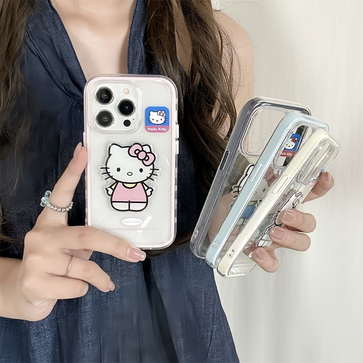 立体蝴蝶结猫咪适用vivoS30Promini手机壳透明二合一s20s19s18s17s16s15e可放卡片T1x少女x200Sx100x90x80x70