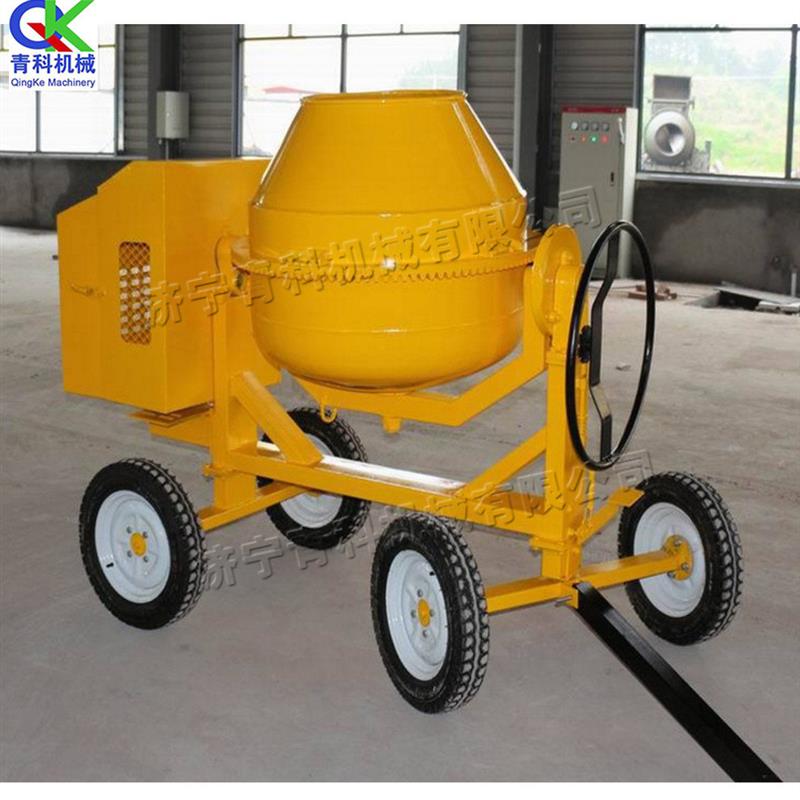 混凝土柴油搅拌机 建筑工地四轮混合机 小型可移动式泥浆搅拌桶