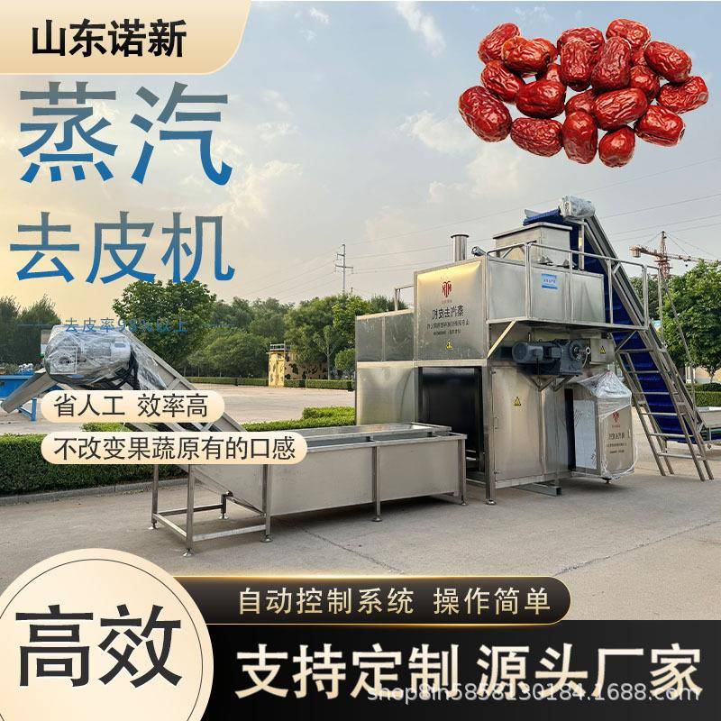大批量商用黄桃脱皮机 一机多用果蔬去皮机 源头工厂 诺新科技