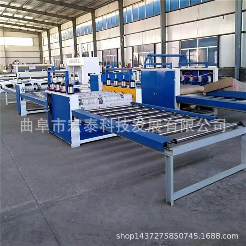 厂家供货HT-TMJ木饰面贴面机 PET膜贴面机自动贴纸机岩棉布复合机