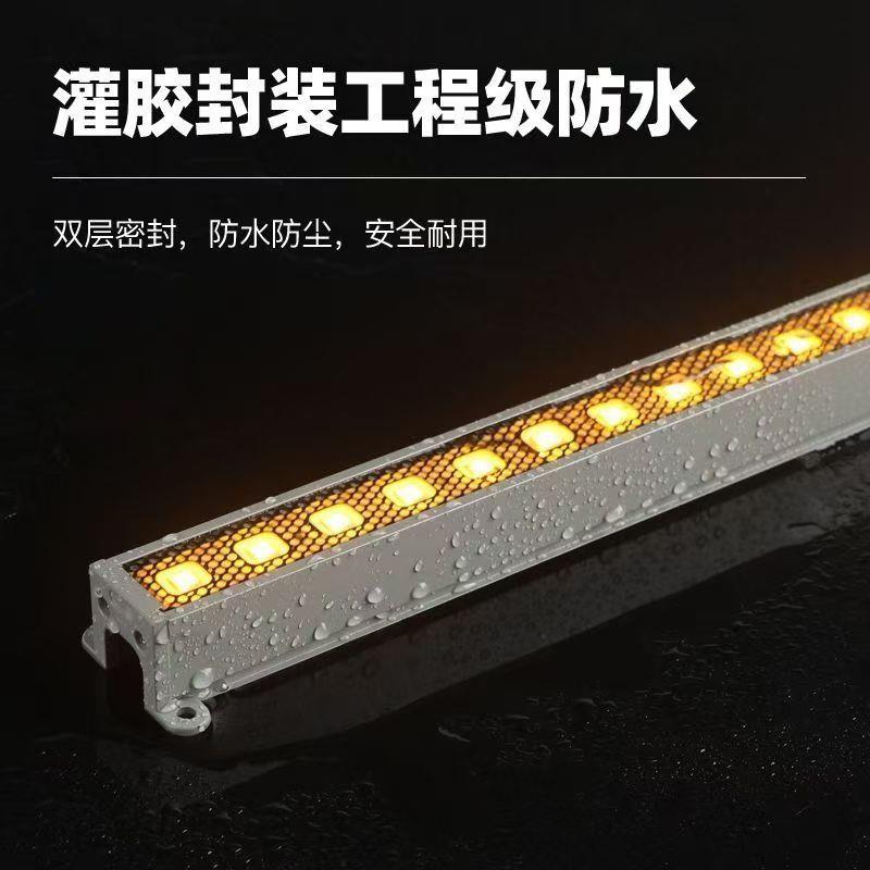 线条灯亮化工程广告数码管DMX512全彩护栏管户外防水轮廓工厂