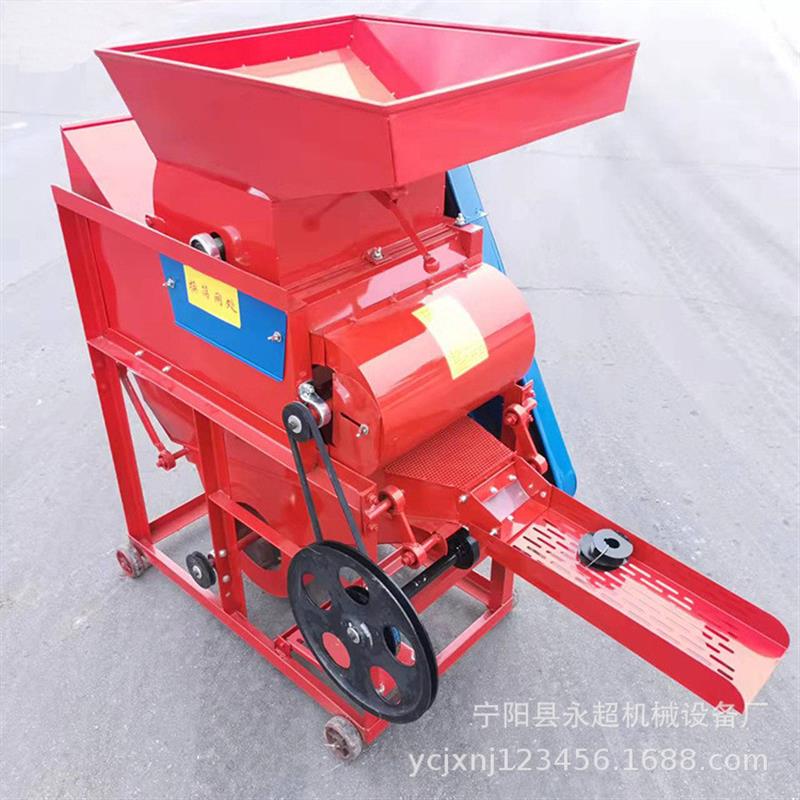 厂家花生种子脱壳机河北家用花生去壳机三相电花生种子脱粒机