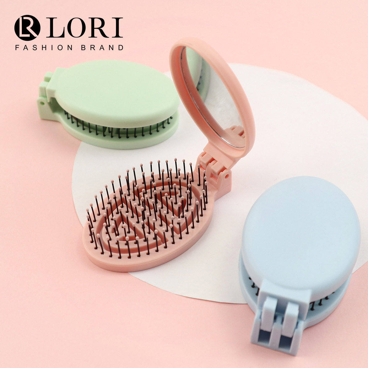 新款折叠梳学生随身口袋美发梳女士长发顺发按摩梳化妆圆镜折叠梳,家庭/个人清洁工具,梳子/化妆梳/按摩梳,淘宝优惠券,粉丝福利购,淘宝优惠卷