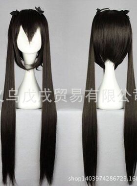 038A 轻音少女 中野梓 黑色cos假发厂家出货快