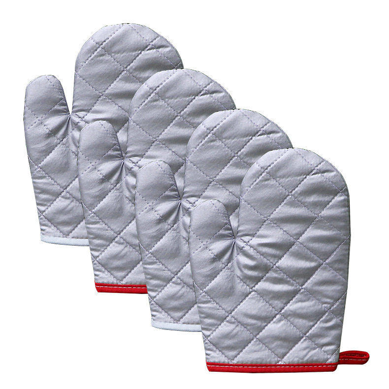 跑量款棉布防烫手套烤箱微波炉家用隔热手套烘焙工具银色耐温,厨房/烹饪用具,微波炉手套,淘宝优惠券,粉丝福利购,淘宝优惠卷