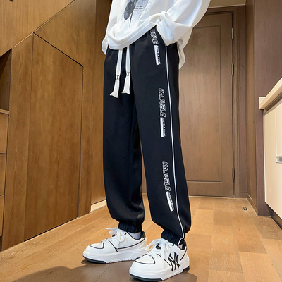 夏季薄款青少年冰丝裤子休闲男生
