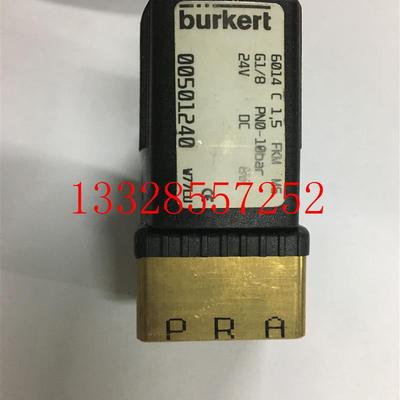 burkert00501240电磁阀6014 1.5 FKM M5 G1/8 24DC8
