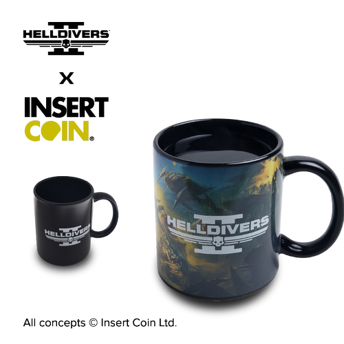 绝地潜兵2变色马克杯INSERT COIN 索尼PS游戏周边正版授权