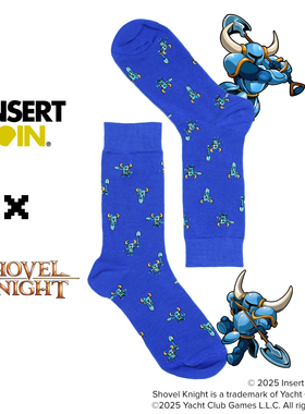 铲子骑士袜子 INSERT COIN 游戏周边正版授权