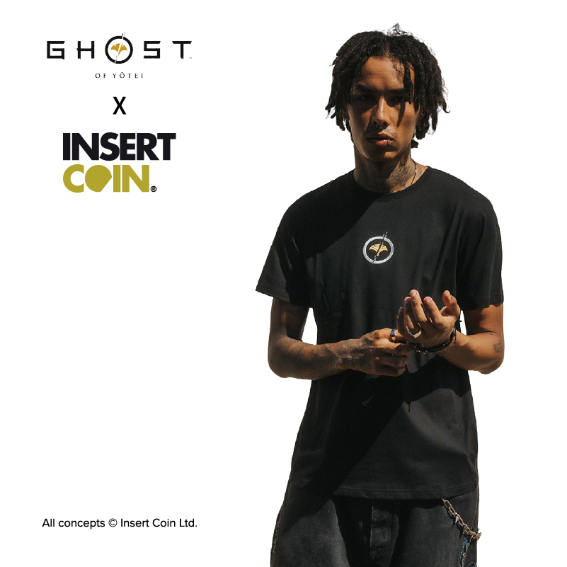 羊蹄山之魂T恤 INSERT COIN 索尼PS游戏周边正版授权