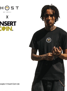 羊蹄山之魂T恤 INSERT COIN 索尼PS游戏周边正版授权