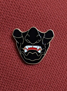 对马岛之魂武士面具徽章 INSERT COIN 索尼PS游戏周边正版授权