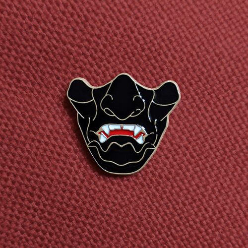 对马岛之魂武士面具徽章 INSERT COIN 索尼PS游戏周边正版授权
