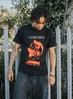 赛博朋克2077武侍T恤 INSERT COIN CDPR游戏周边正版授权