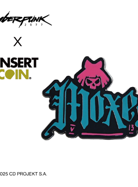 赛博朋克2077莫克斯帮徽章 INSERT COIN CDPR游戏周边正版授权