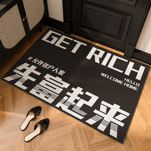 入户门地垫丝圈门垫大门口外进门耐脏脚垫趣味入门免打理线圈地毯