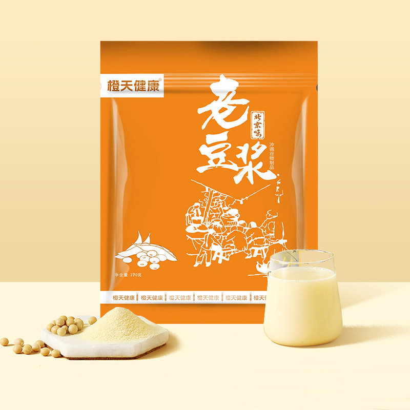 老味豆浆270G香浓豆香黄豆粉甜味豆浆粉不添加蔗糖烘焙现磨早餐