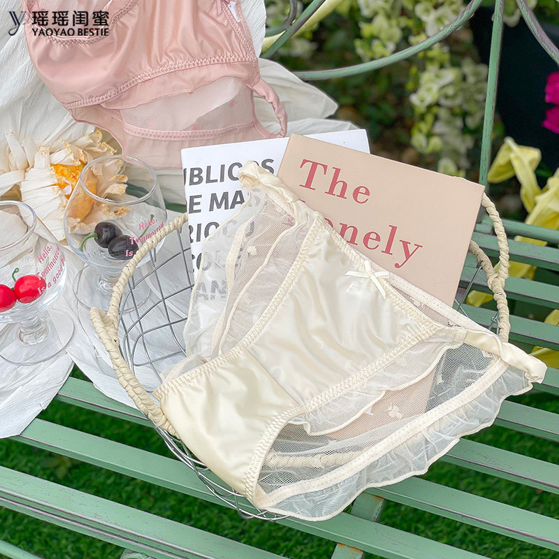 瑶瑶闺蜜胖mm大码200斤蕾丝高级缎面内裤女性感轻奢高开叉三角裤,女士内衣/男士内衣/家居服,女三角裤,淘宝优惠券,粉丝福利购,淘宝优惠卷