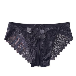 瑶瑶闺蜜免脱开裆内裤女性感火辣迷人诱惑激情夫妻透明蕾丝三角裤
