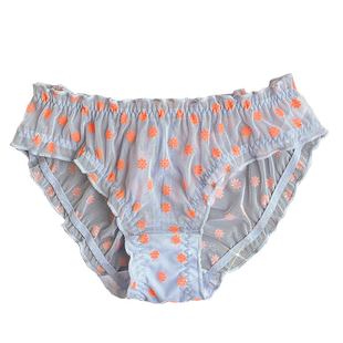 瑶瑶闺蜜蕾丝网纱内裤女性感低腰提臀时尚少女印花蝴蝶结三角裤头