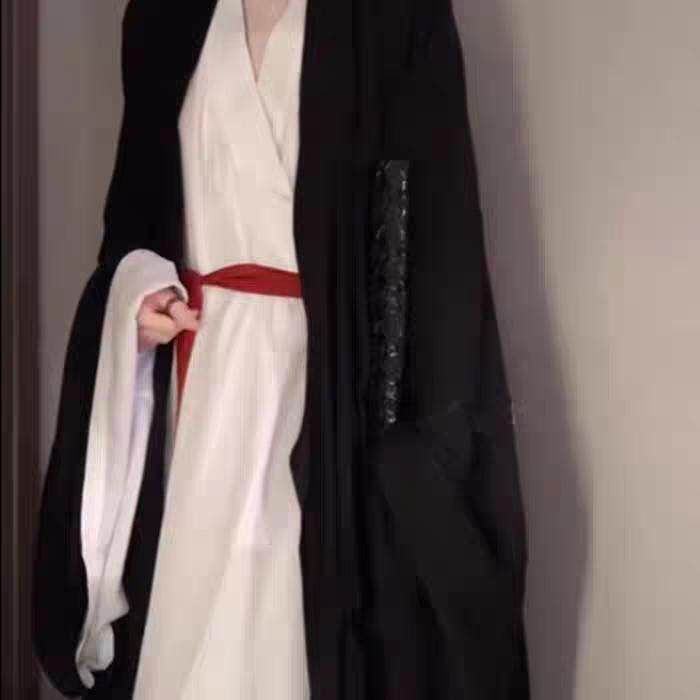 女魏晋风古装超仙气飘逸广袖流仙裙中国风侠客书生学生班服装