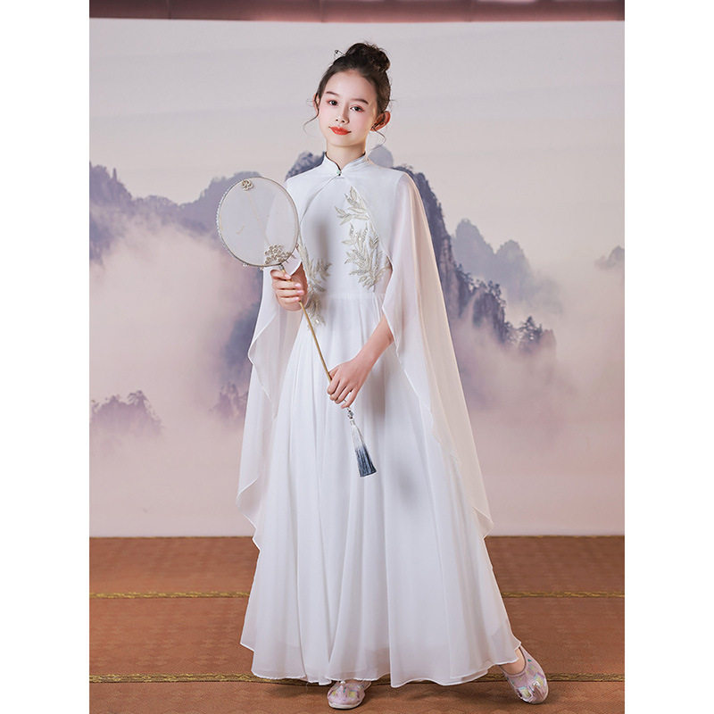 女童古筝演出礼服2026新款夏季