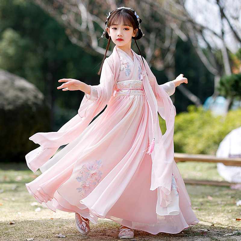 儿童汉服2026夏季新款女童唐装