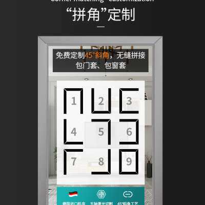 免打孔磨砂护角条铝合金保护条护墙角包边阳角线防撞客厅装饰瓷砖