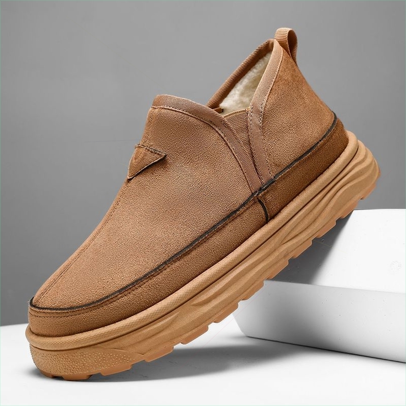 回力1927冬保暖雪地靴男加绒加厚一脚蹬棉鞋舒适防滑爸爸鞋休闲鞋