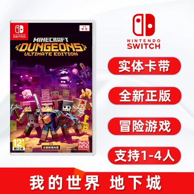 全新swicth游戏我的世界地下城ns
