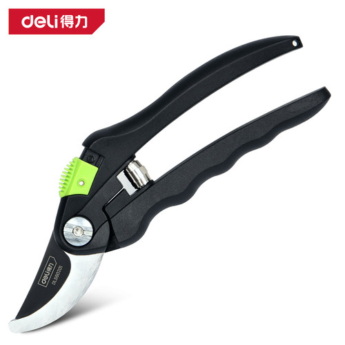 deli得力DL580201修枝剪8寸特氟龙刀头(绿)(把)