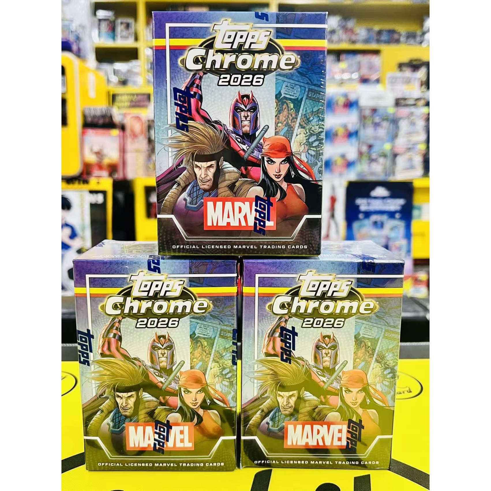 2026 Topps Marvel Chrome Blaster 漫威 漫画 收藏卡 手雷 盒卡图片