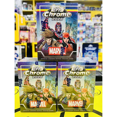 2026 Topps Marvel Chrome Blaster 漫威 漫画 收藏卡 手雷 盒卡