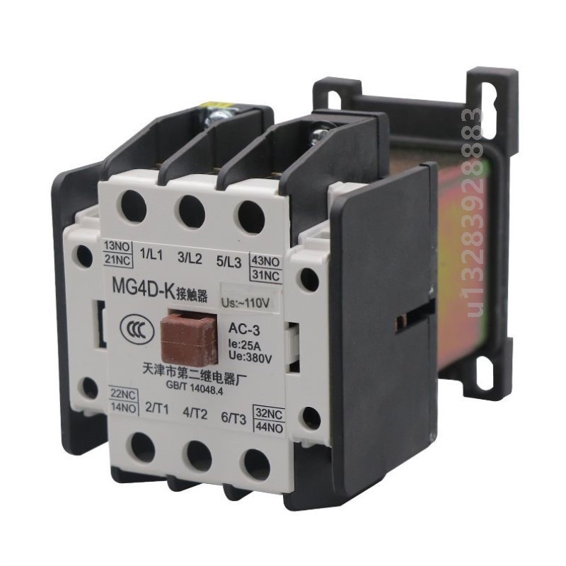 天津第二继电器厂MG1D MG2D MG4D MG5 MG6电梯封星静音交流接触器