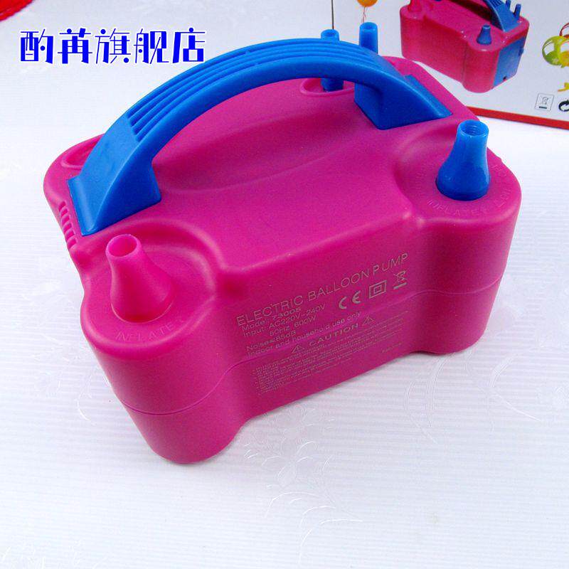 73005电动打气筒气球充气泵双孔电动打气泵220v气球充气工具批发