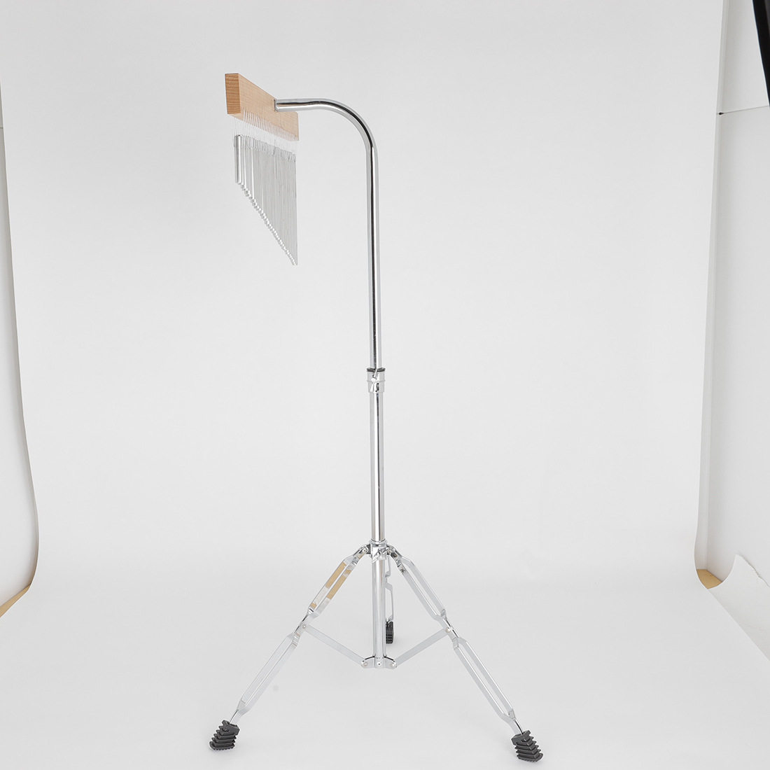 打击乐器36音风铃电镀银色带支架可升降排铃乐队演奏音束音乐风铃