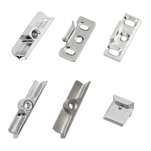 塑钢内外开平开门窗传动器联动杆卡扣锁点挡块铝合金推拉窗户锁扣