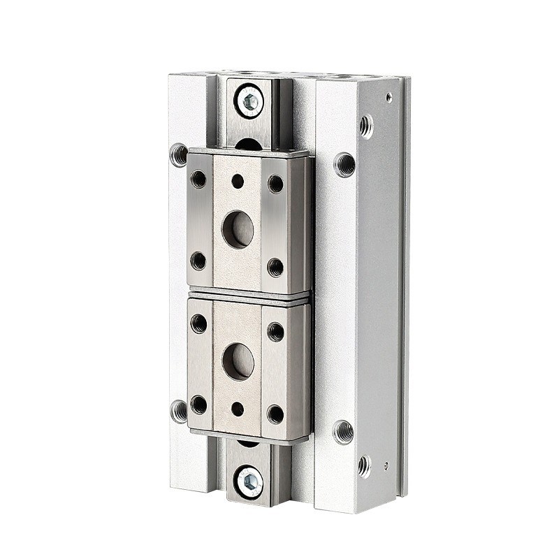 气动导轨滑台手指气缸MHF2-8D/12D/16D/20薄型平爪DR/D1R