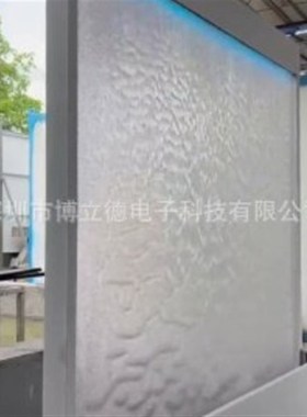 金属网水幕墙隔断景观喷泉钢丝网水幕墙流水屏风装饰室内室外钢网