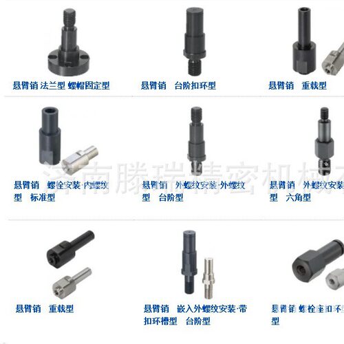 悬臂销/铰链销，FXCC  FXNCC PFXCC  PFXNCC SFXCC  SFXNCC