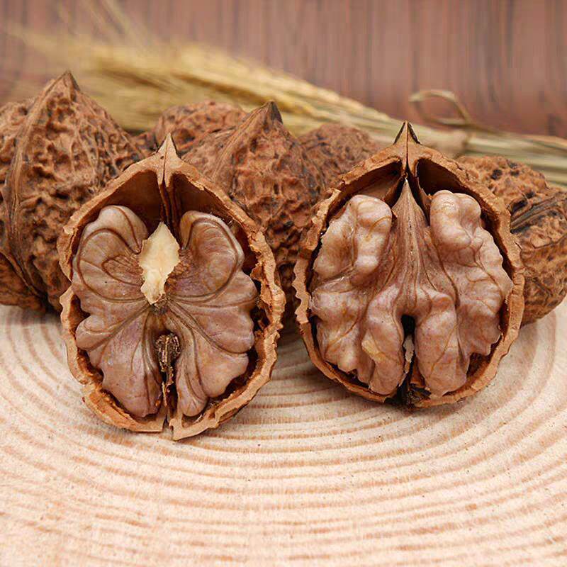 云南漾濞紫核桃特级尖娘树亲野生老山核桃嘴1米0斤非红皮XPZ纸皮