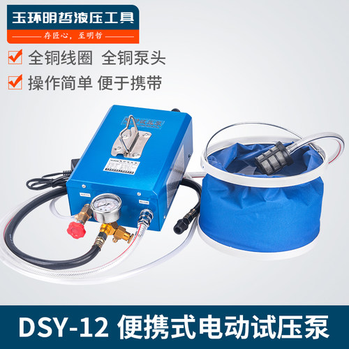 DSY-12试压泵 电动管道试压泵 地暖水管试压机 手提式试压机 X台