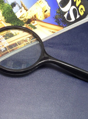 75mm手持式3倍阅读放大镜 曲柄放大镜